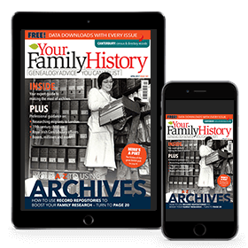 Your Family History overseas digital subscription